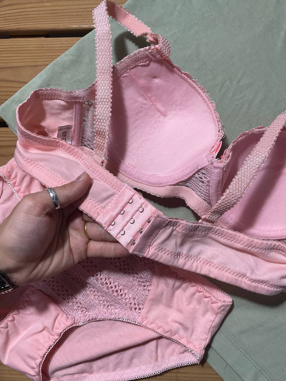 ست شورت و سوتین مدل گندم با جنس نخ پنبه