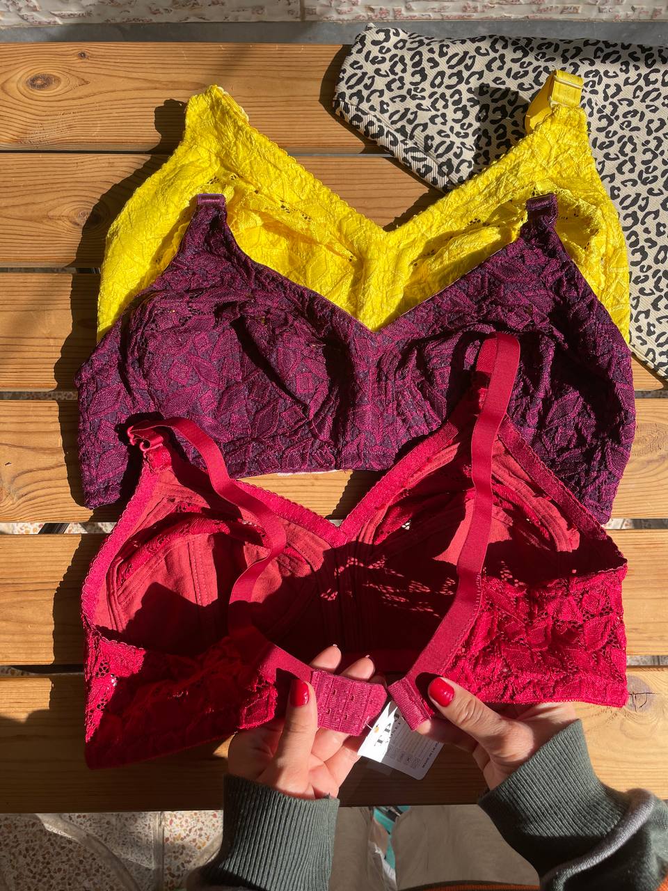 سوتین گیپوری نخ پنبه